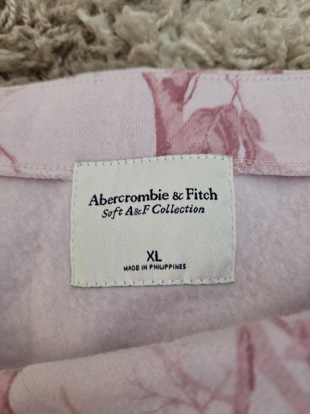 Abercrombie & Fitch Pink Floral Print Sweatshirt - Picture 3 of 4